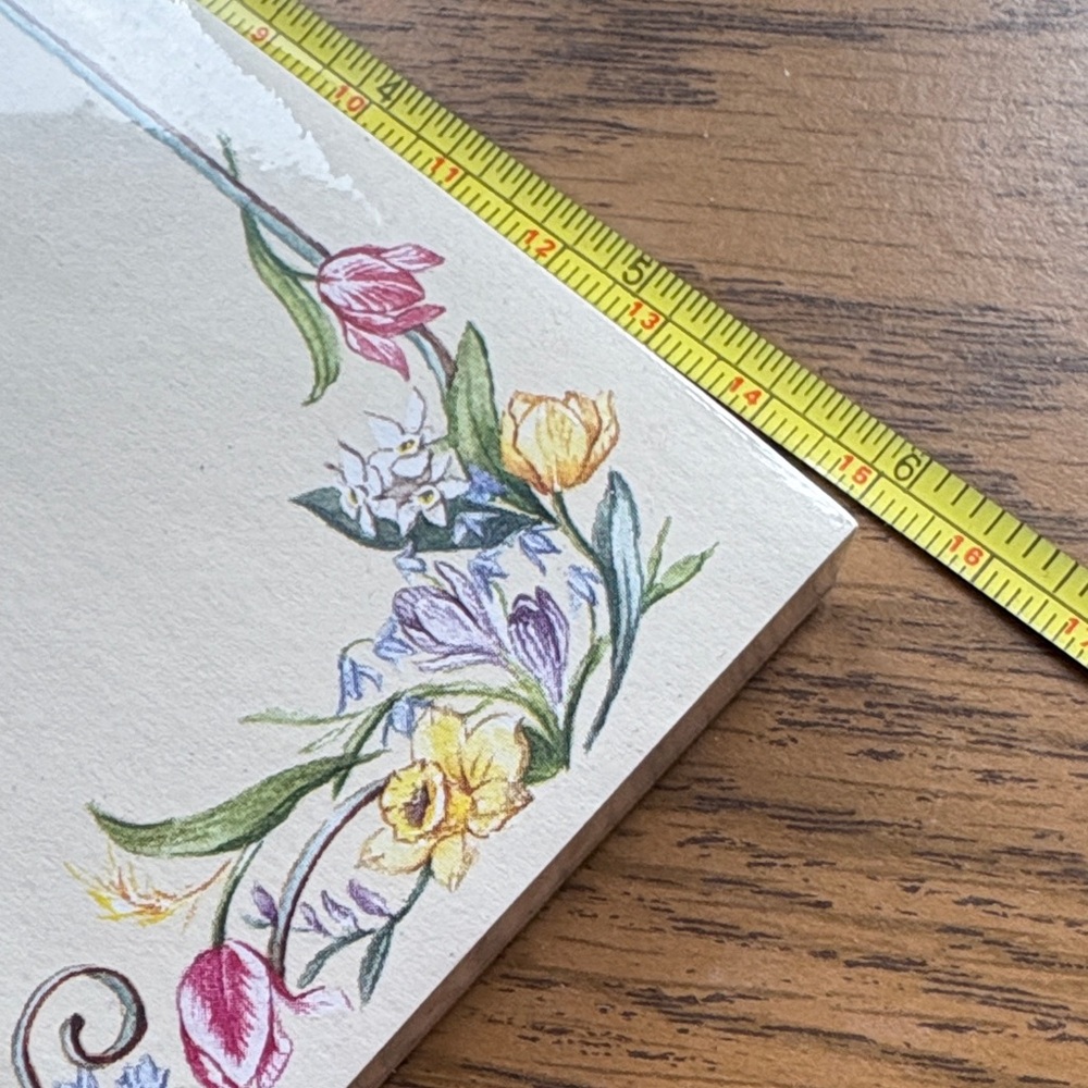 Floral Notepad with Colorful Border - Picture 5 of 6